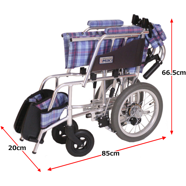 ミキ コンパクト車椅子 介助式 SKT-1 03