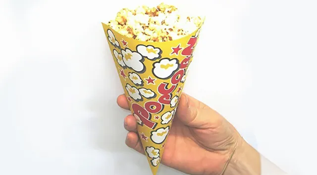ハニーポップコーン三角袋 100個入