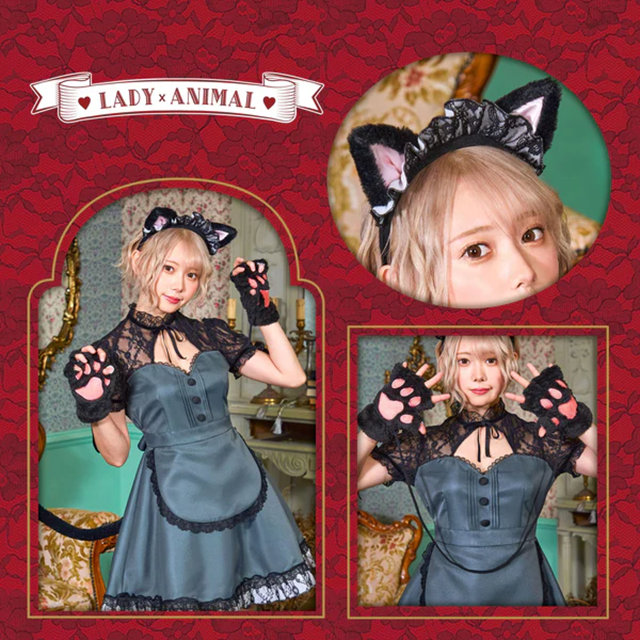 GLOWHOLIC ガーリーキャット clearstone クリアストーン