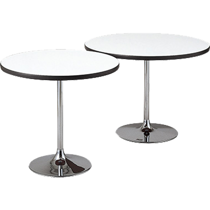 丸テーブル（一本脚、ソフトエッジ付）04070-750R 01