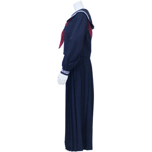 セーラー服 長袖 紺 ロングスカート 02