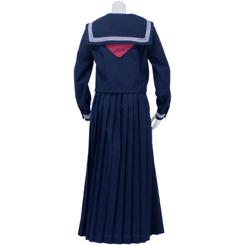 セーラー服 長袖 紺 ロングスカート 03