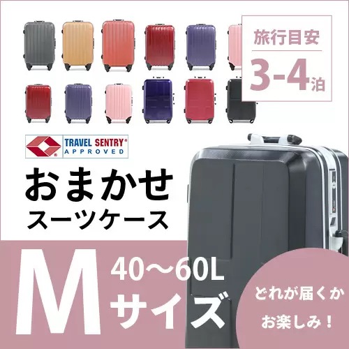 おまかせスーツケース M 40～60L 01