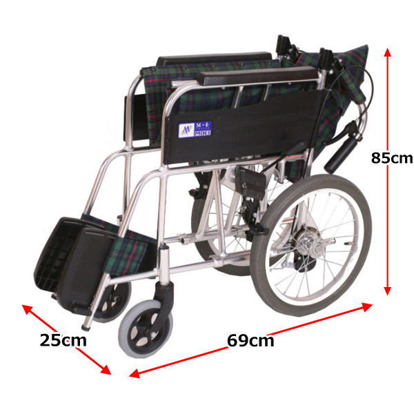 ミキ スタンダード車椅子 介助式 MPCN-46JD 03