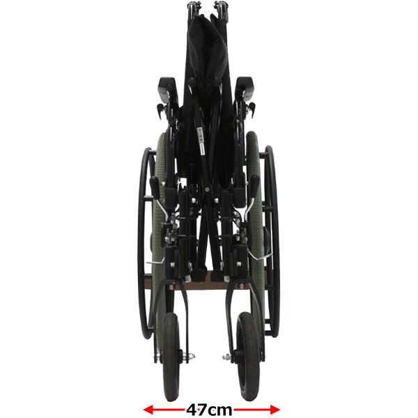 ミキ ビッグサイズ車椅子 自走式 KJP-4 04