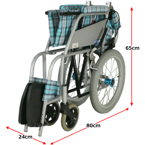 片山車椅子製作所 軽量・スタンダード車椅子 KARL カール 介助式 KW-903B 03