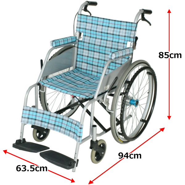 片山車椅子製作所 軽量・スタンダード車椅子 KARL カール 自走式 KW-901B 02
