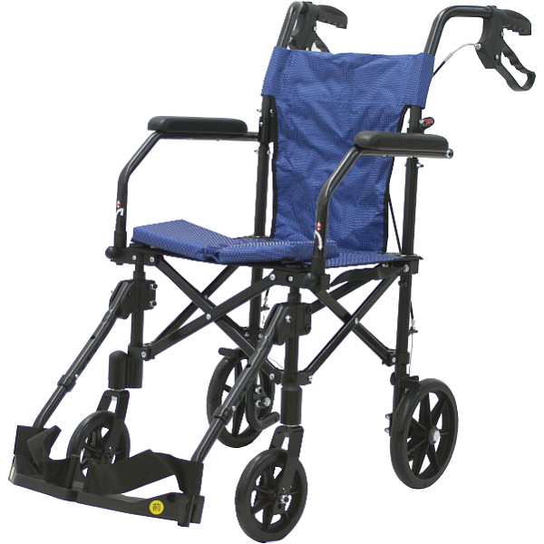 ユーキ・トレーディング 携帯用折り畳み式軽量介助車椅子 ハンディライトプラス 01