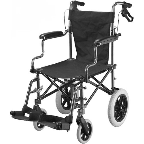 ユーキ・トレーディング 携帯用折り畳み式軽量介助車椅子 ハンディライト 100 01
