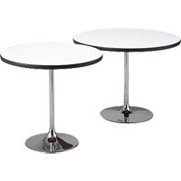 丸テーブル（一本脚、ソフトエッジ付）04070-750R レンタル