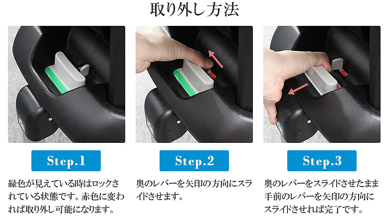 日本育児 チャイルドシート スマートキャリー ISOFIX ベースセット ブラック
